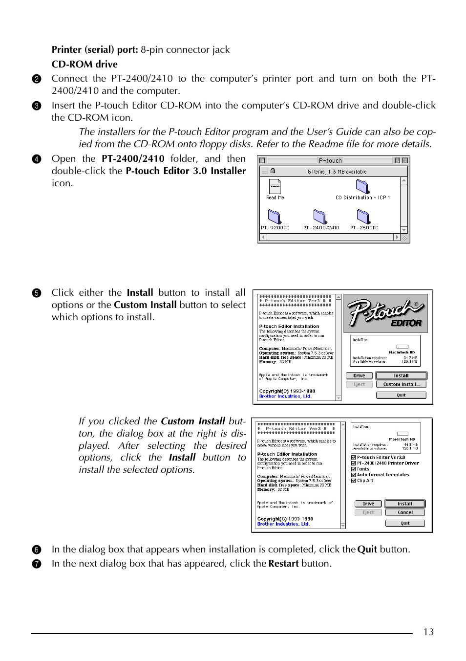 Brother PT-2410 User Manual | Page 17 / 202