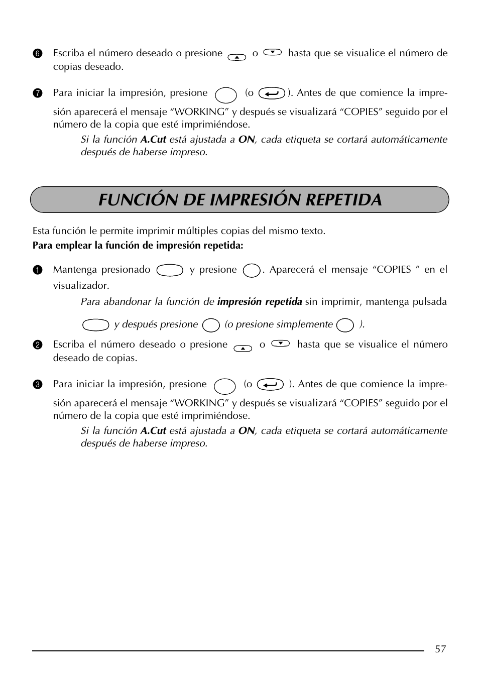 Función de impresión repetida | Brother PT-2410 User Manual | Page 189 / 202