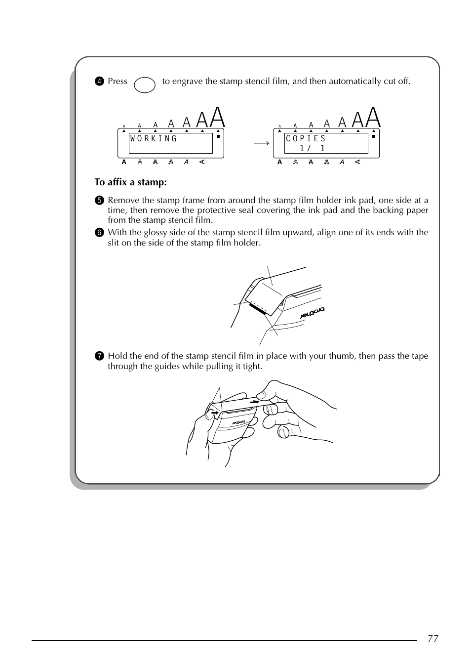 Brother PT-2410 User Manual | Page 81 / 202