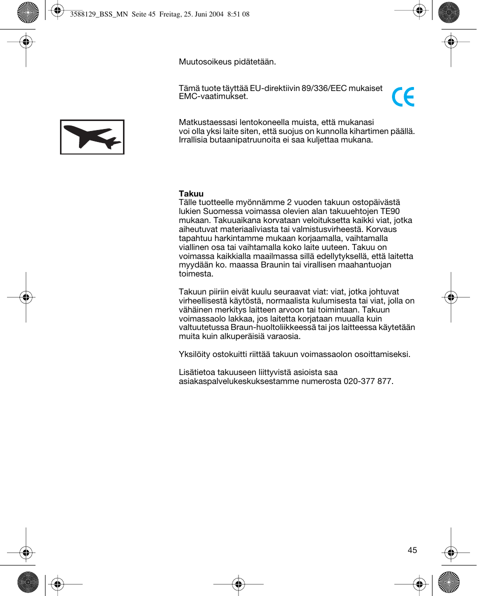 Braun BSS Cordless Straightener User Manual | Page 43 / 51