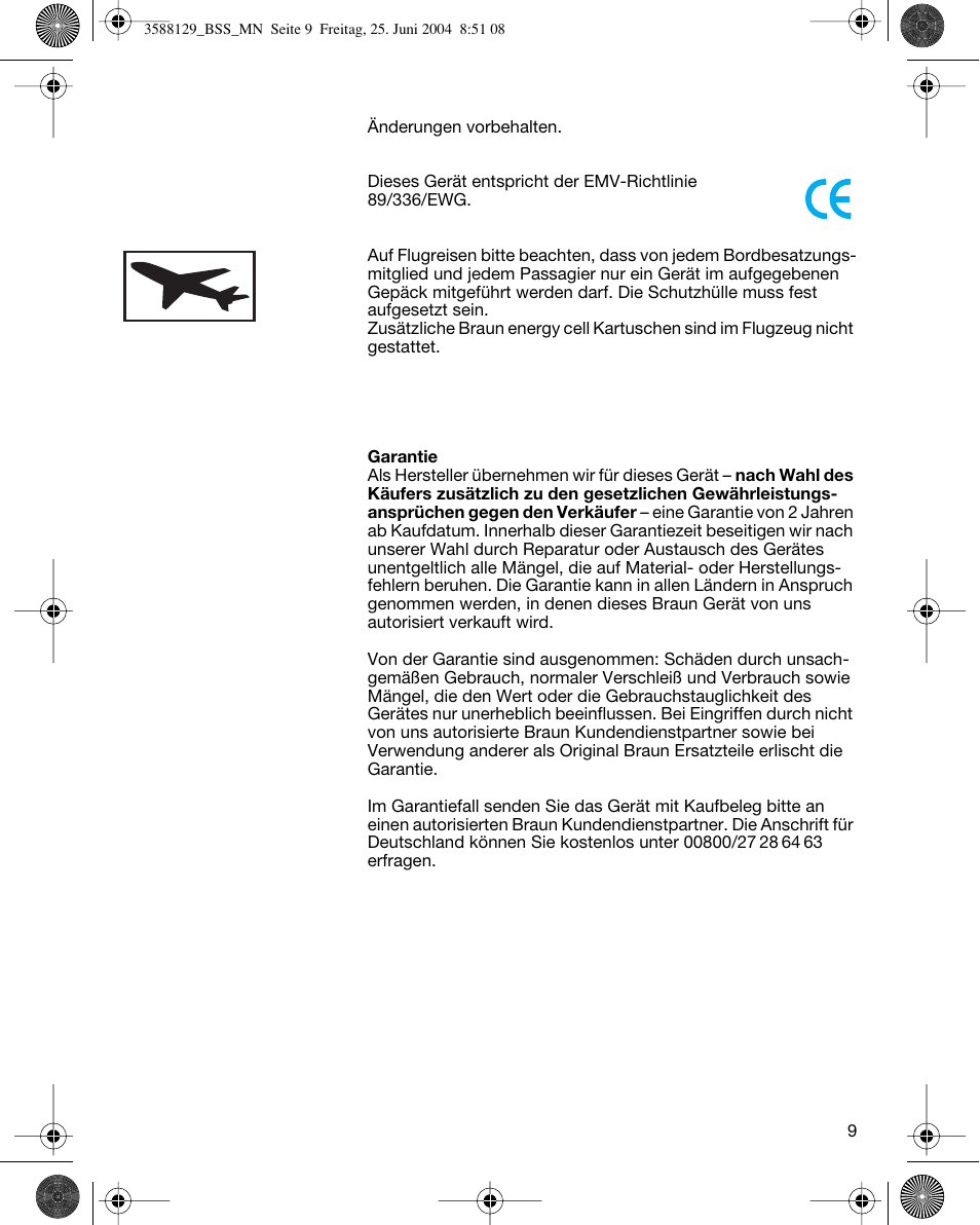 Braun BSS Cordless Straightener User Manual | Page 7 / 51