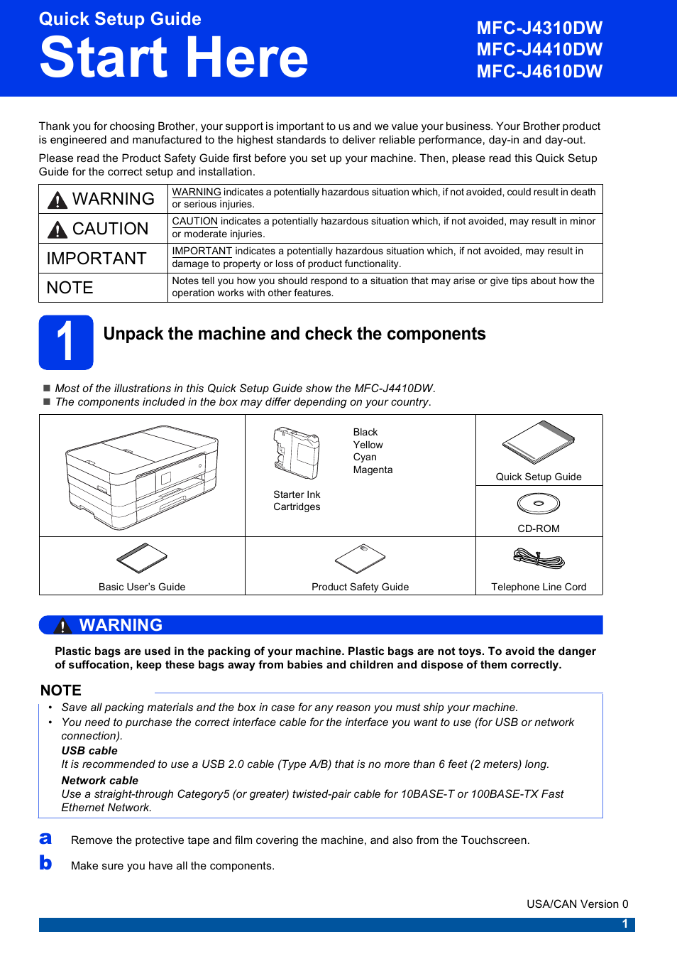 Brother MFC-J4310DW User Manual | 46 pages