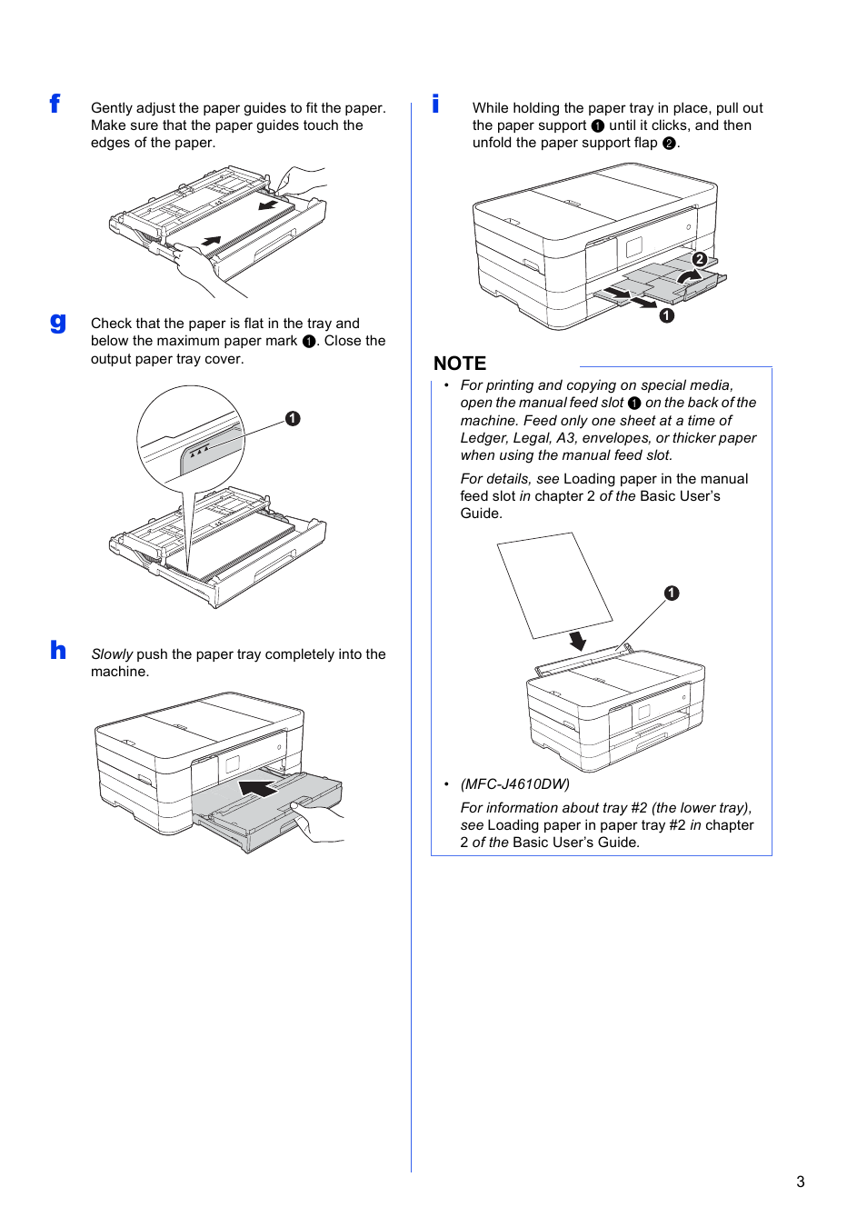Brother MFC-J4310DW User Manual | Page 3 / 46