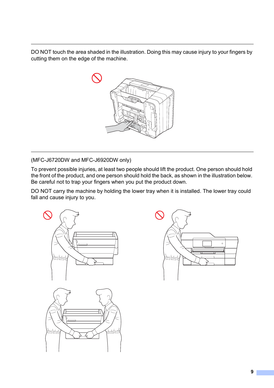 Brother MFC-J6520DW User Manual | Page 9 / 20