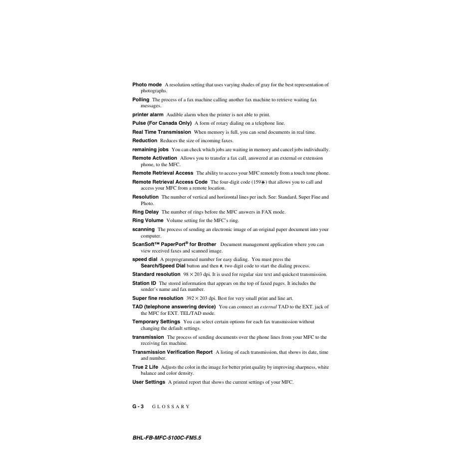 Brother MFC-5100C User Manual | Page 203 / 213