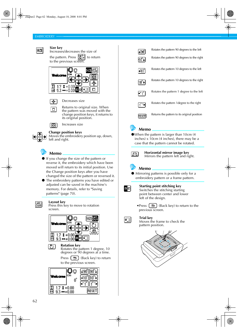 Brother HE1 User Manual | Page 64 / 92