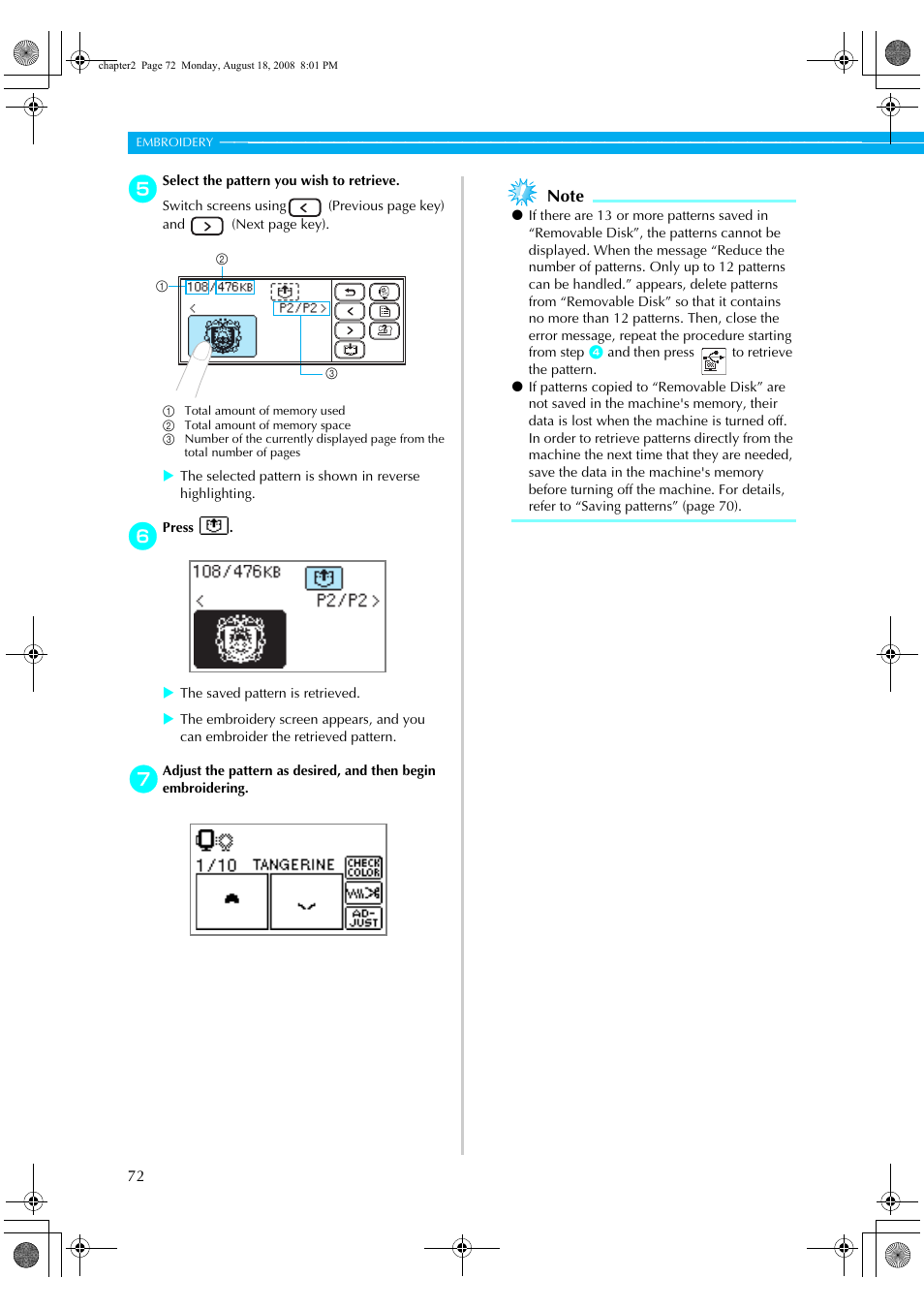 Brother HE1 User Manual | Page 74 / 92