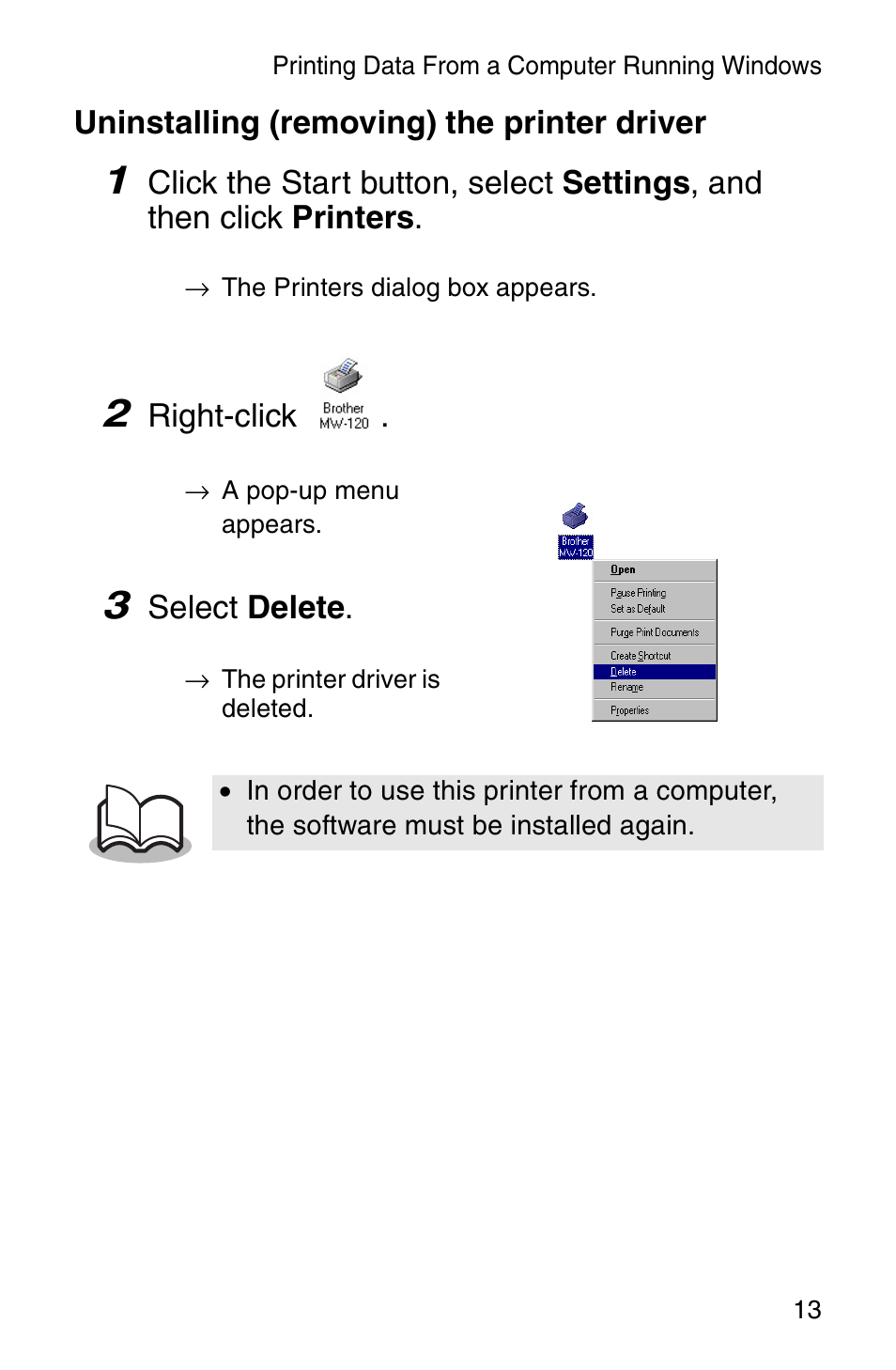 Brother MW-120 User Manual | Page 15 / 75