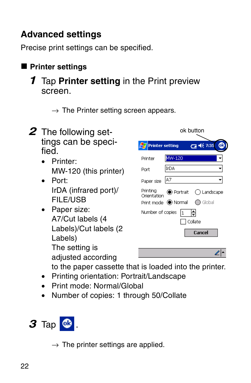 Brother MW-120 User Manual | Page 24 / 75