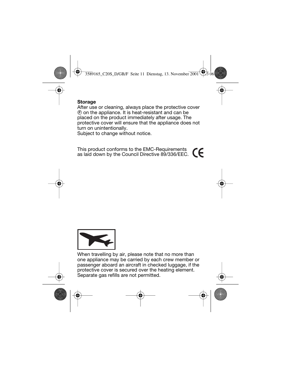 Braun C20S Independent Steam User Manual | Page 13 / 98