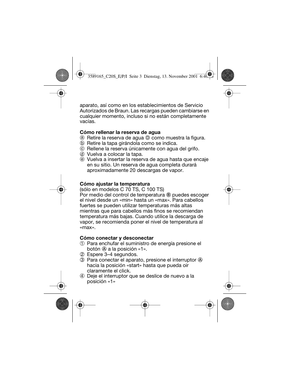 Braun C20S Independent Steam User Manual | Page 23 / 98