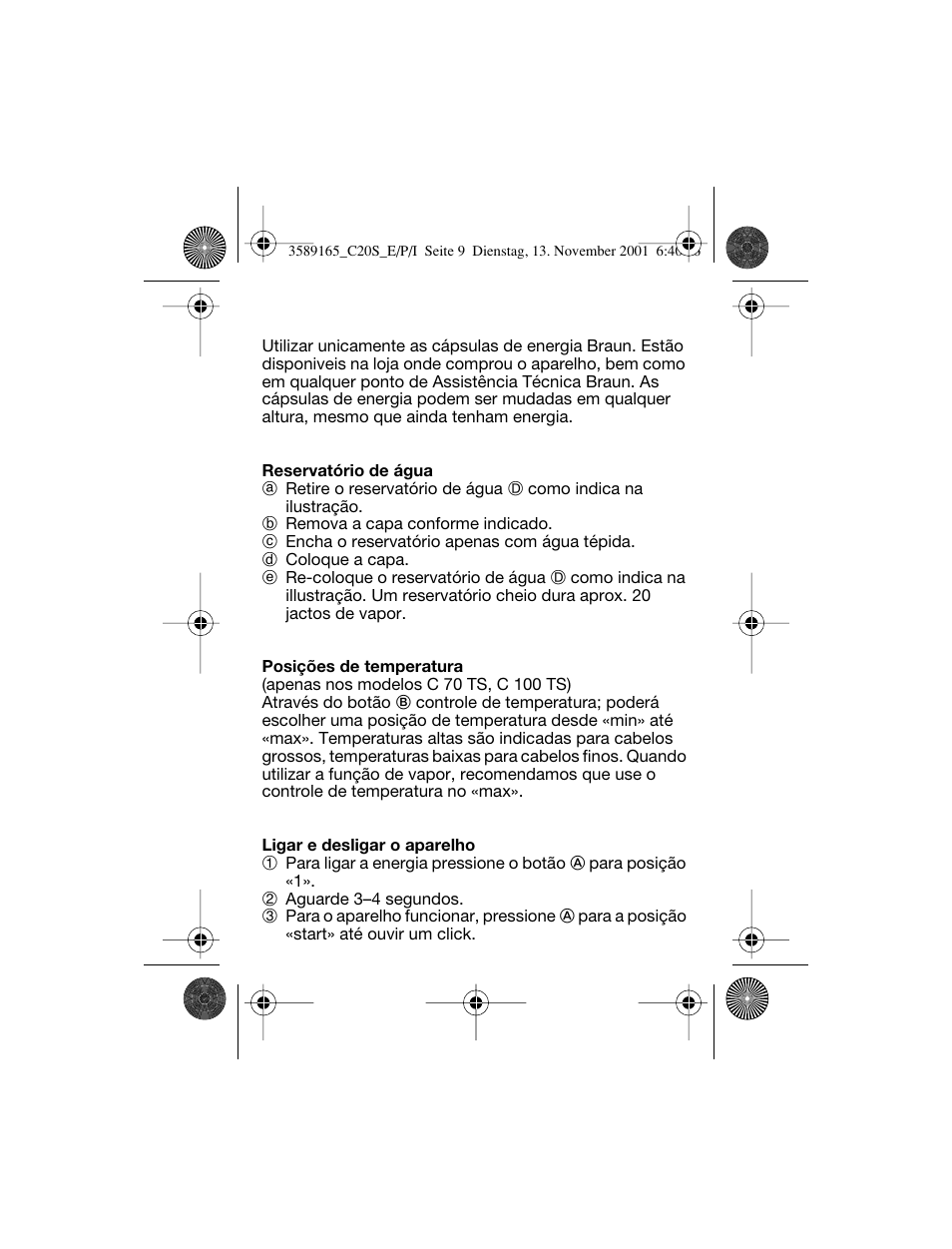 Braun C20S Independent Steam User Manual | Page 29 / 98