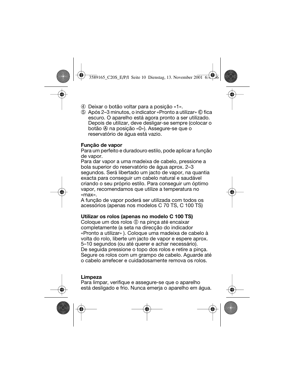 Braun C20S Independent Steam User Manual | Page 30 / 98