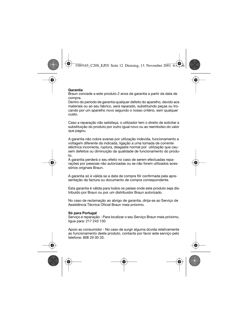 Braun C20S Independent Steam User Manual | Page 32 / 98