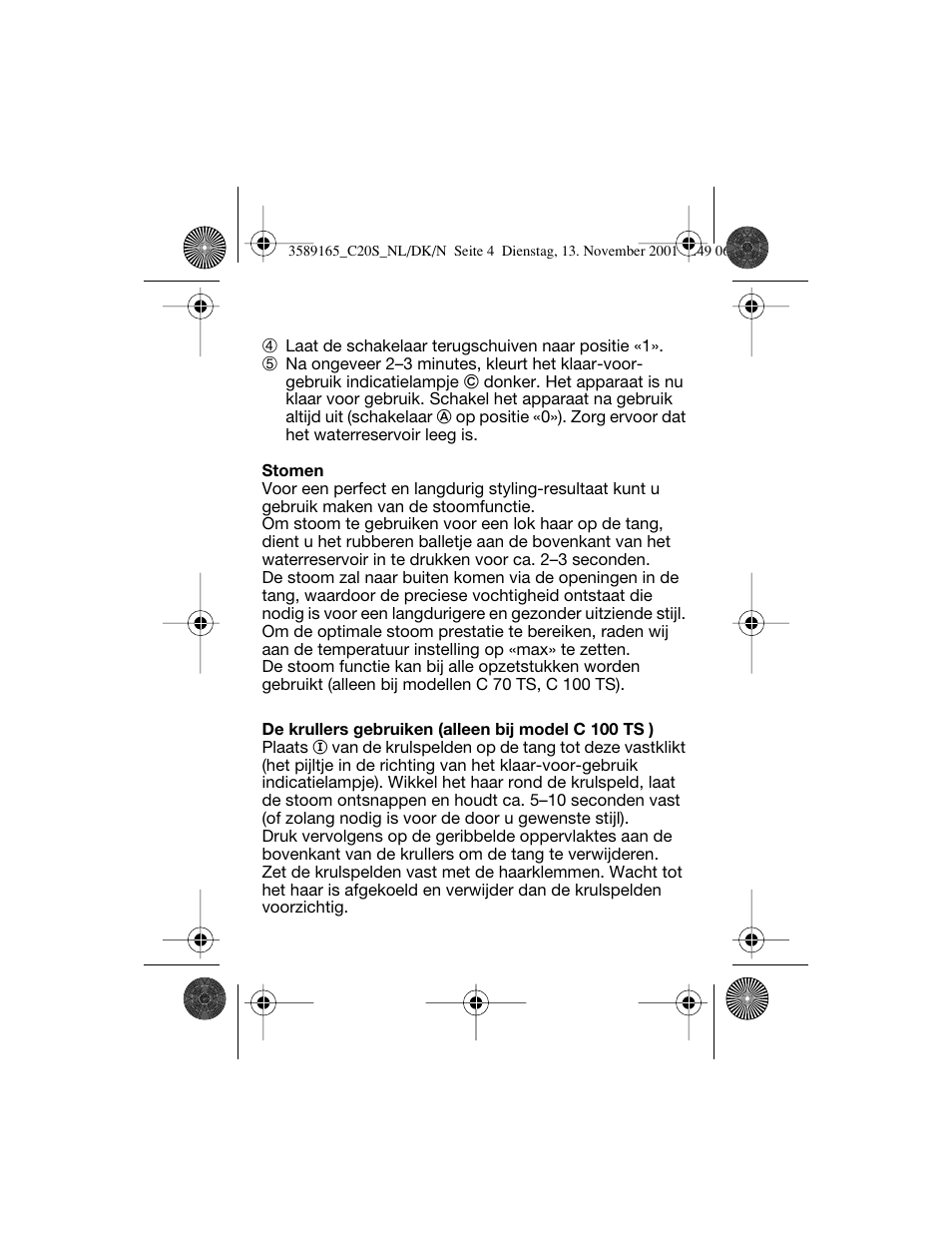 Braun C20S Independent Steam User Manual | Page 42 / 98