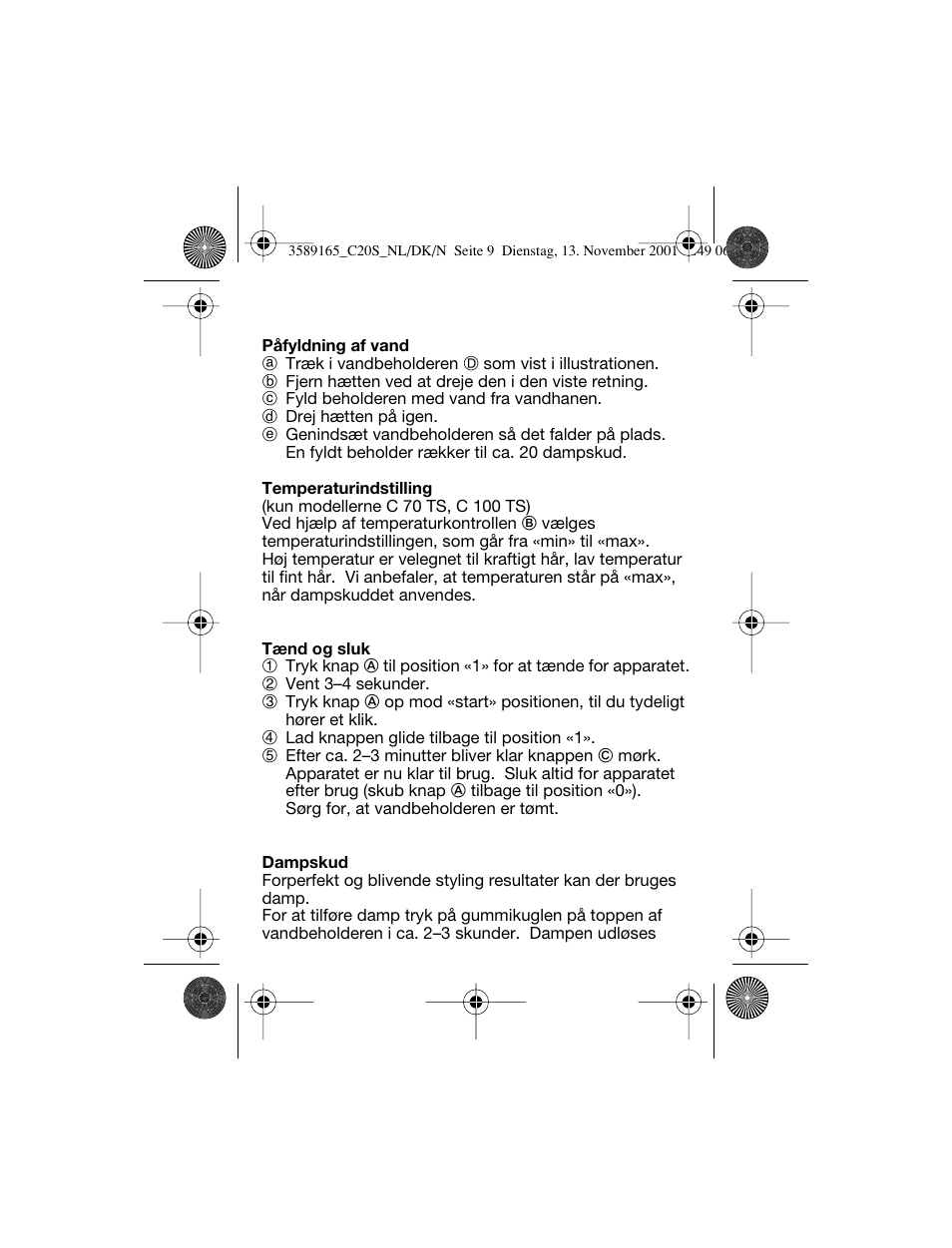 Braun C20S Independent Steam User Manual | Page 47 / 98