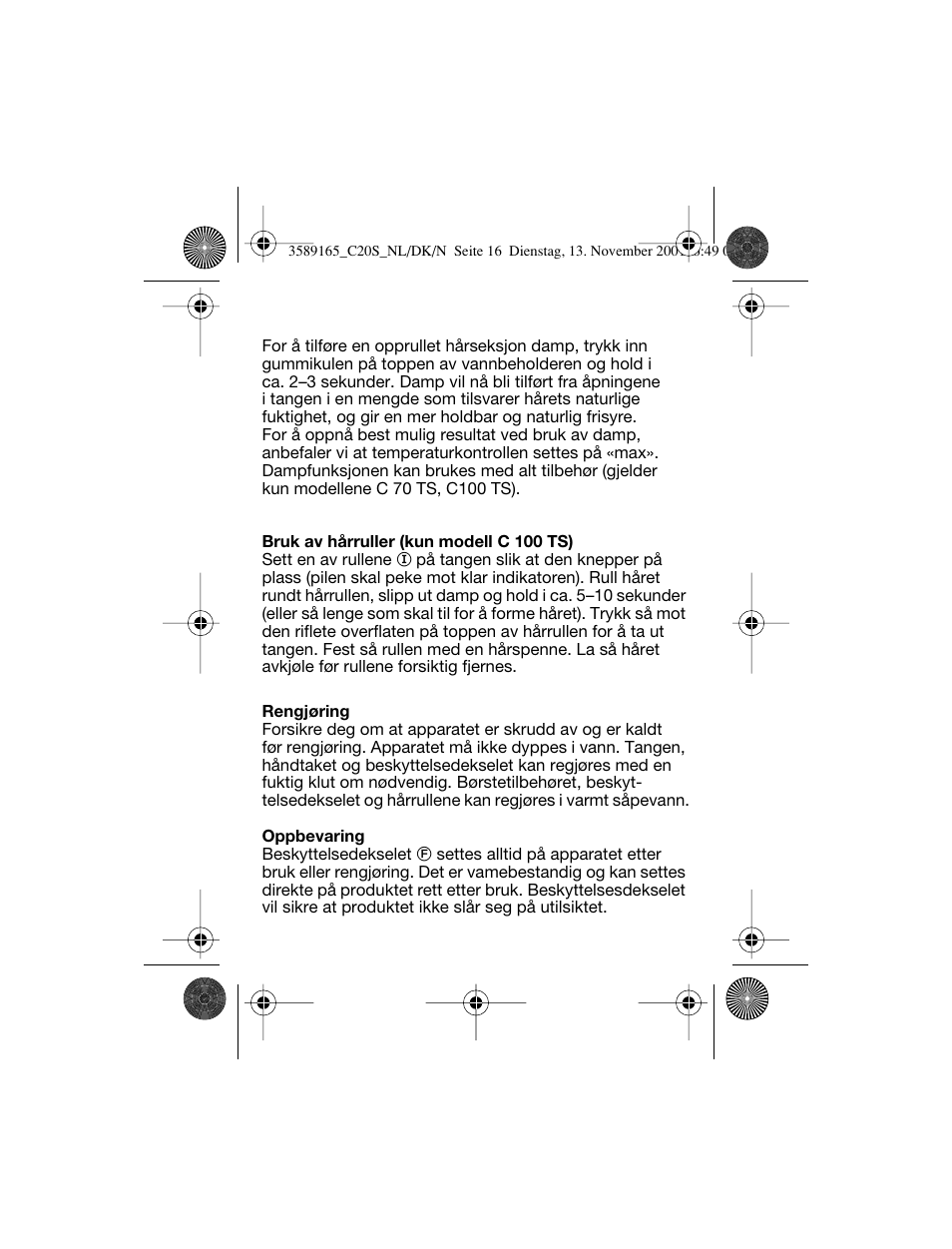 Braun C20S Independent Steam User Manual | Page 54 / 98