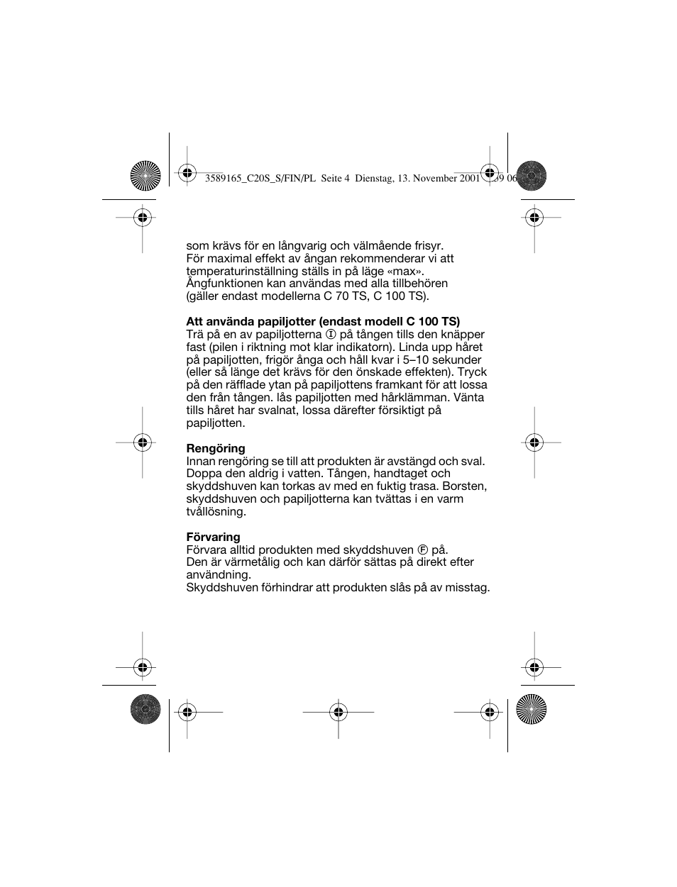 Braun C20S Independent Steam User Manual | Page 60 / 98