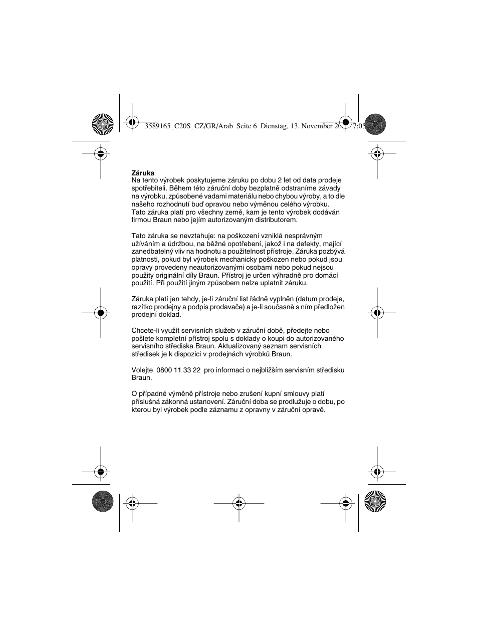 Braun C20S Independent Steam User Manual | Page 80 / 98