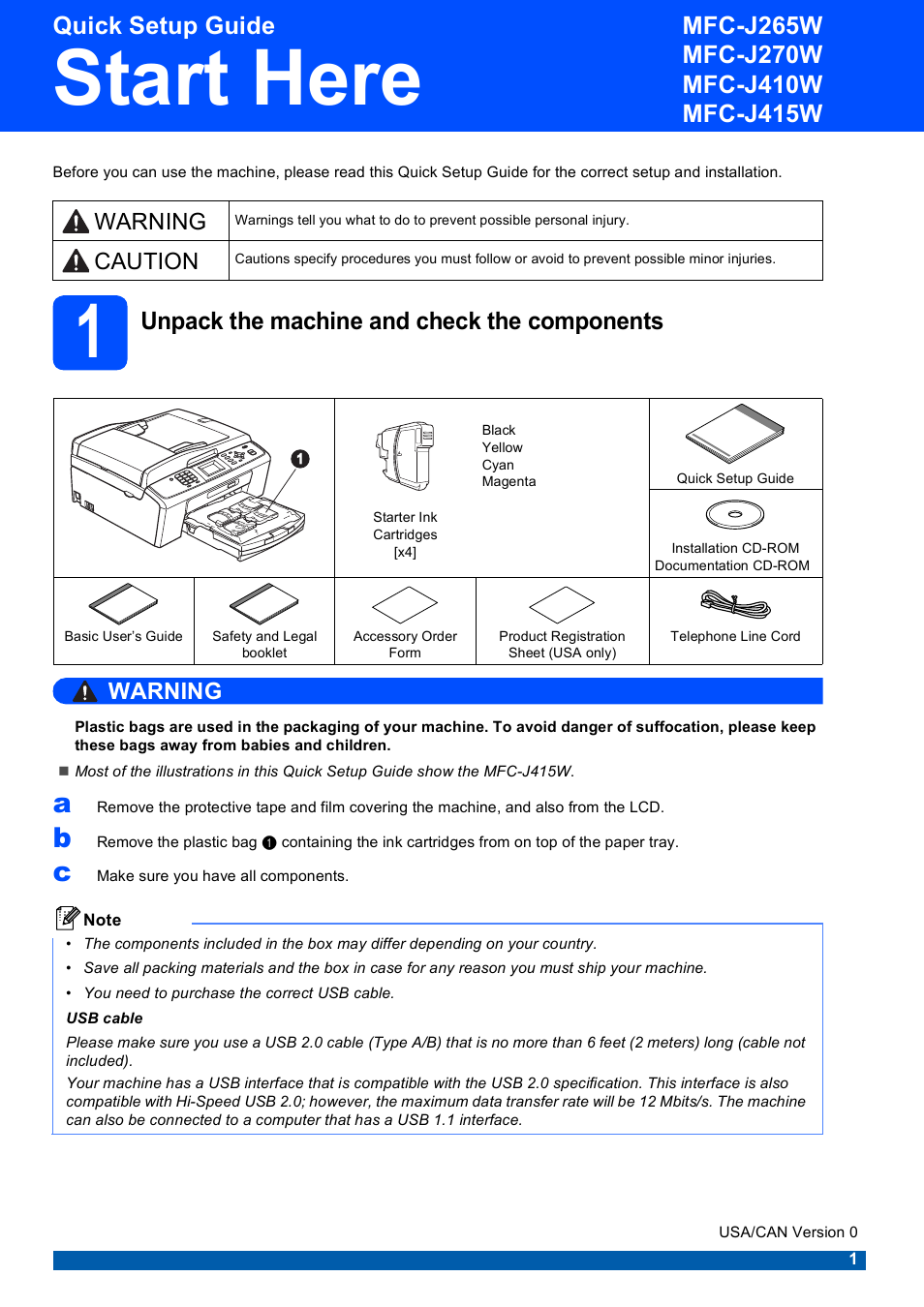 Brother MFC-J410W User Manual | 34 pages