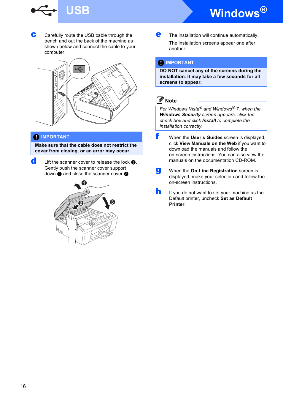 Windows | Brother MFC-J410W User Manual | Page 16 / 34