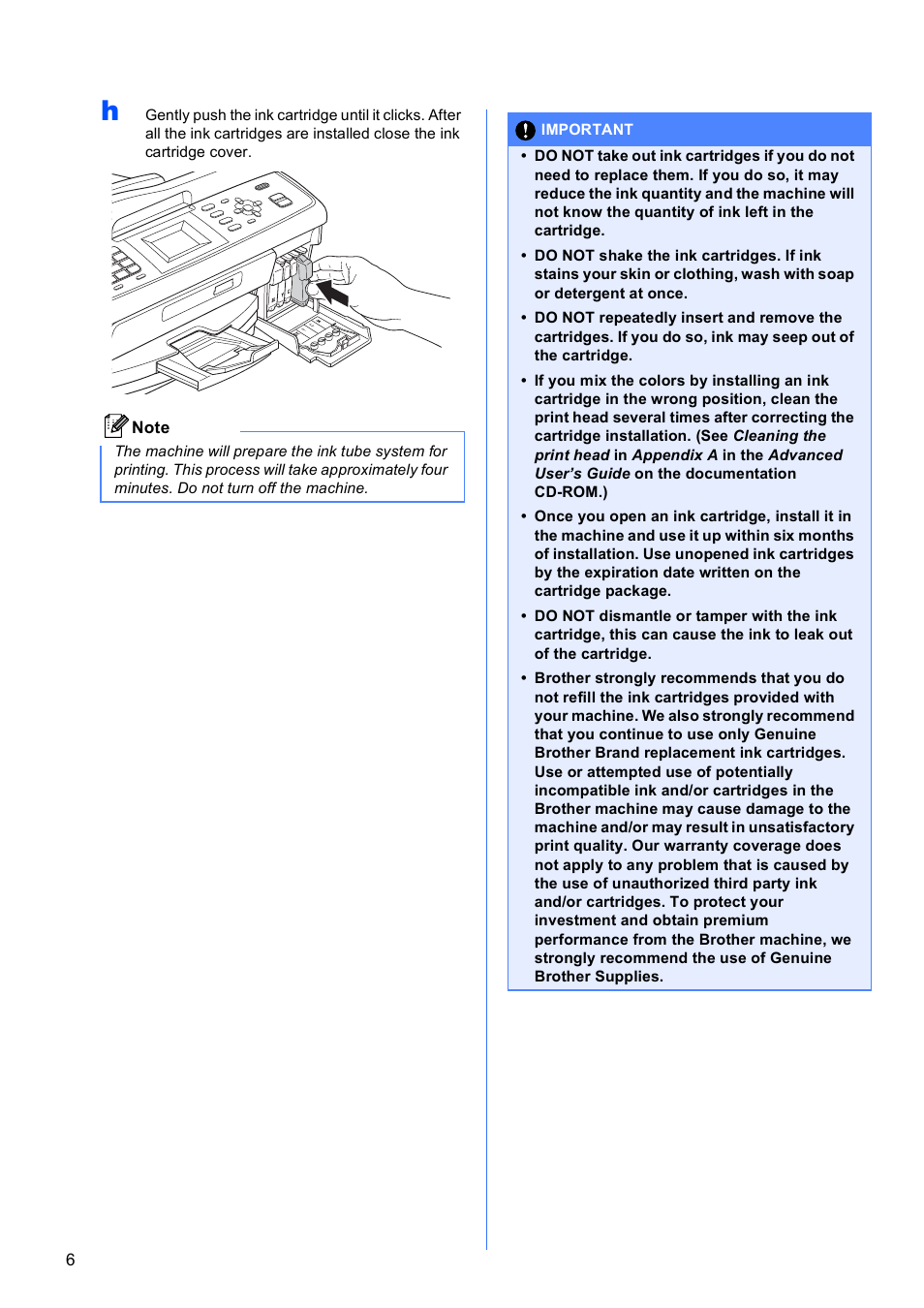 Brother MFC-J410W User Manual | Page 6 / 34