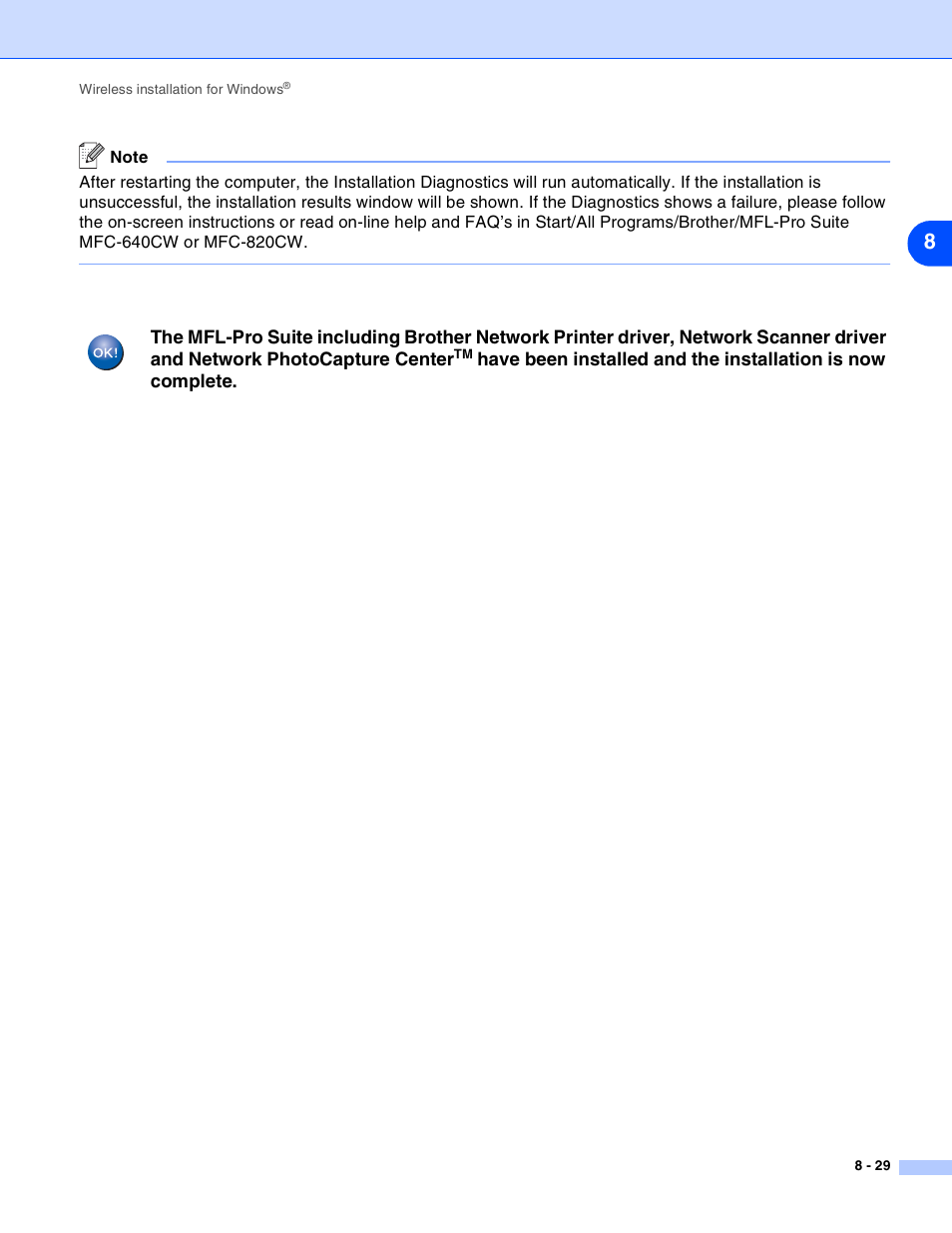 Brother MFC-820CW User Manual | Page 100 / 164