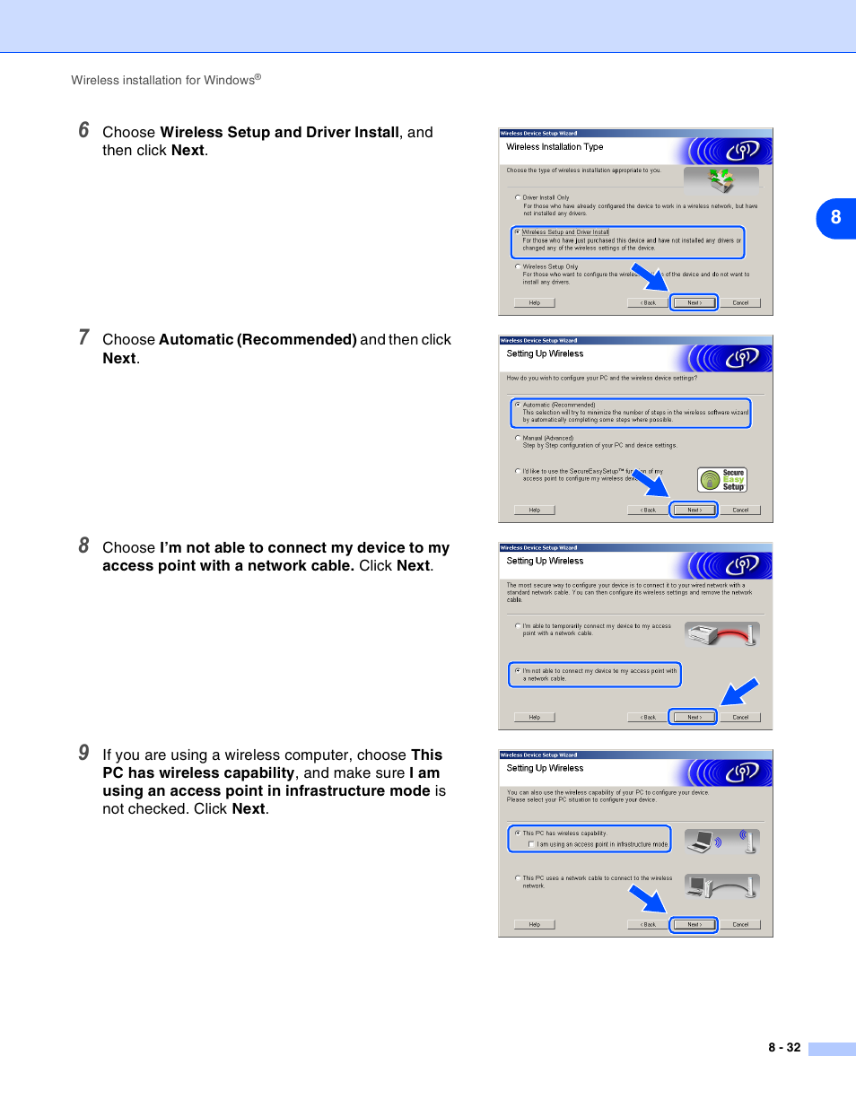 Brother MFC-820CW User Manual | Page 103 / 164