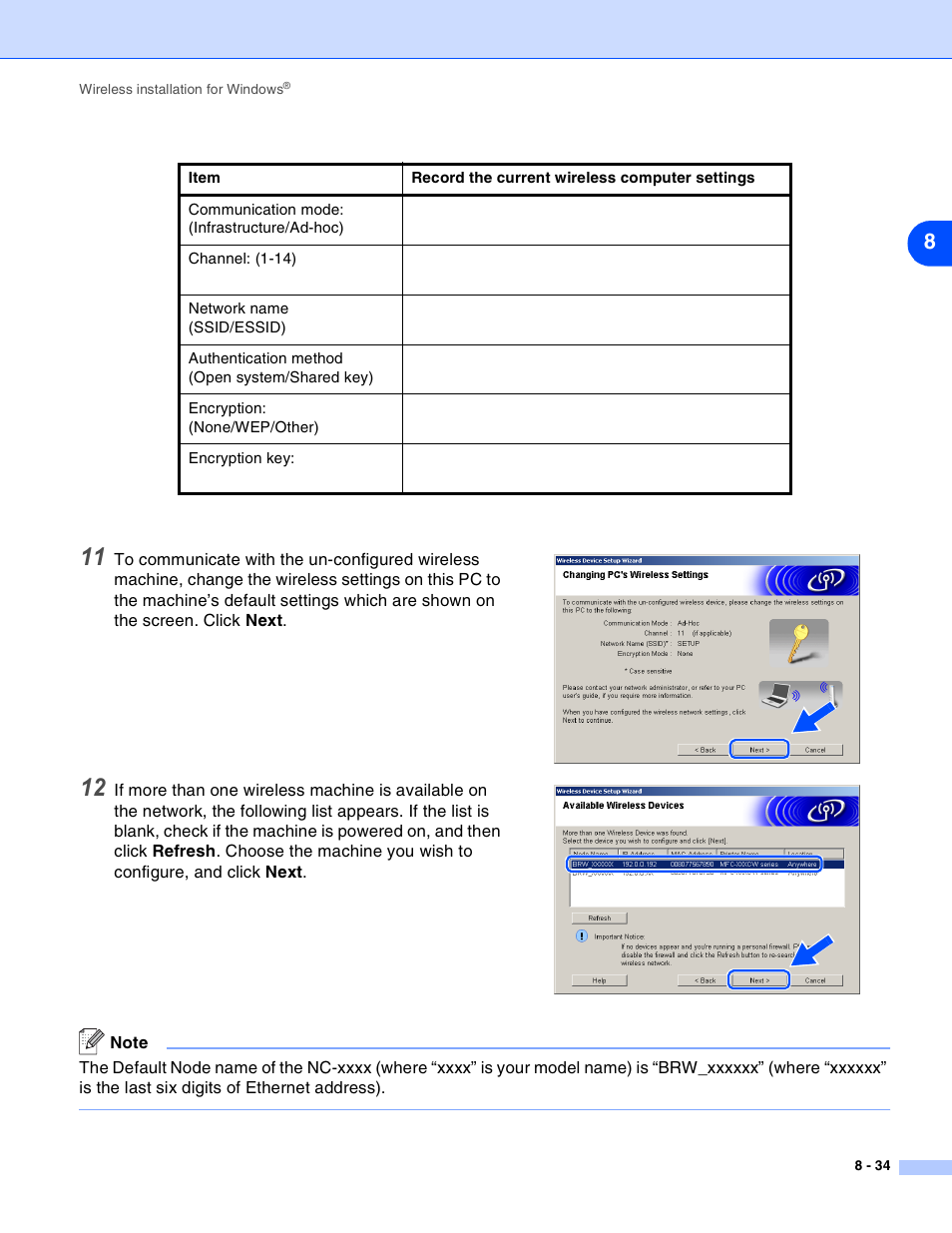 Brother MFC-820CW User Manual | Page 105 / 164