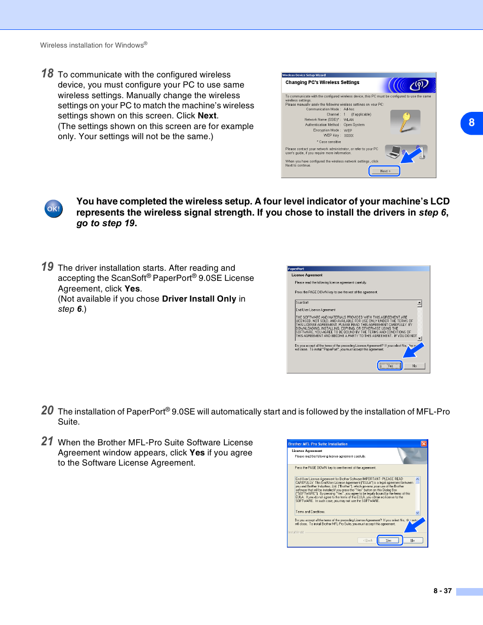 Step 19 | Brother MFC-820CW User Manual | Page 108 / 164