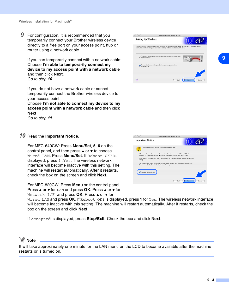 Brother MFC-820CW User Manual | Page 113 / 164