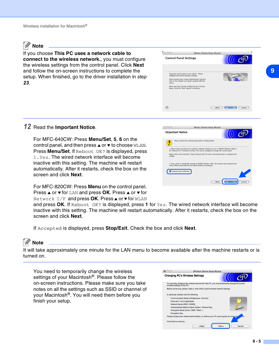 Brother MFC-820CW User Manual | Page 115 / 164