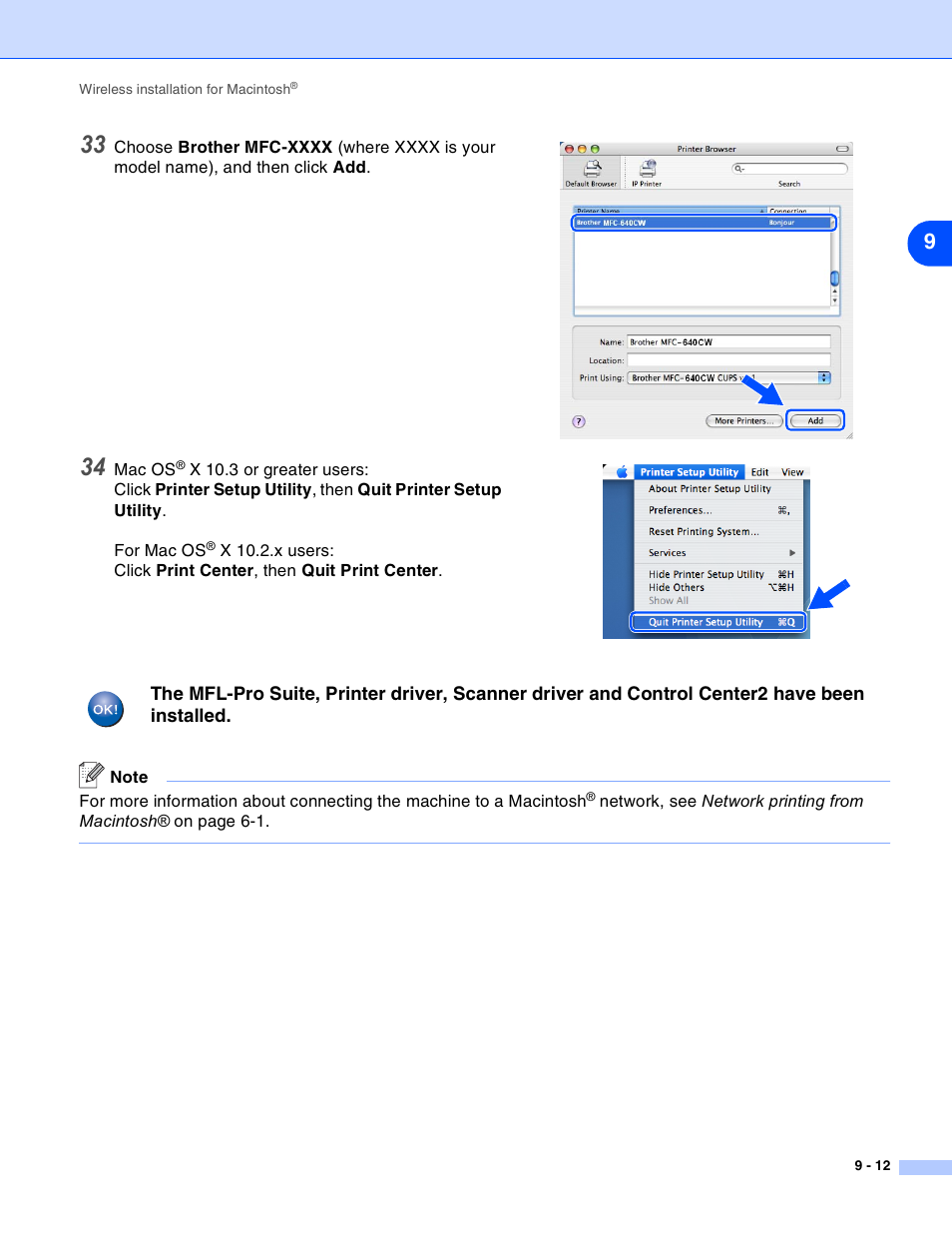 Brother MFC-820CW User Manual | Page 122 / 164