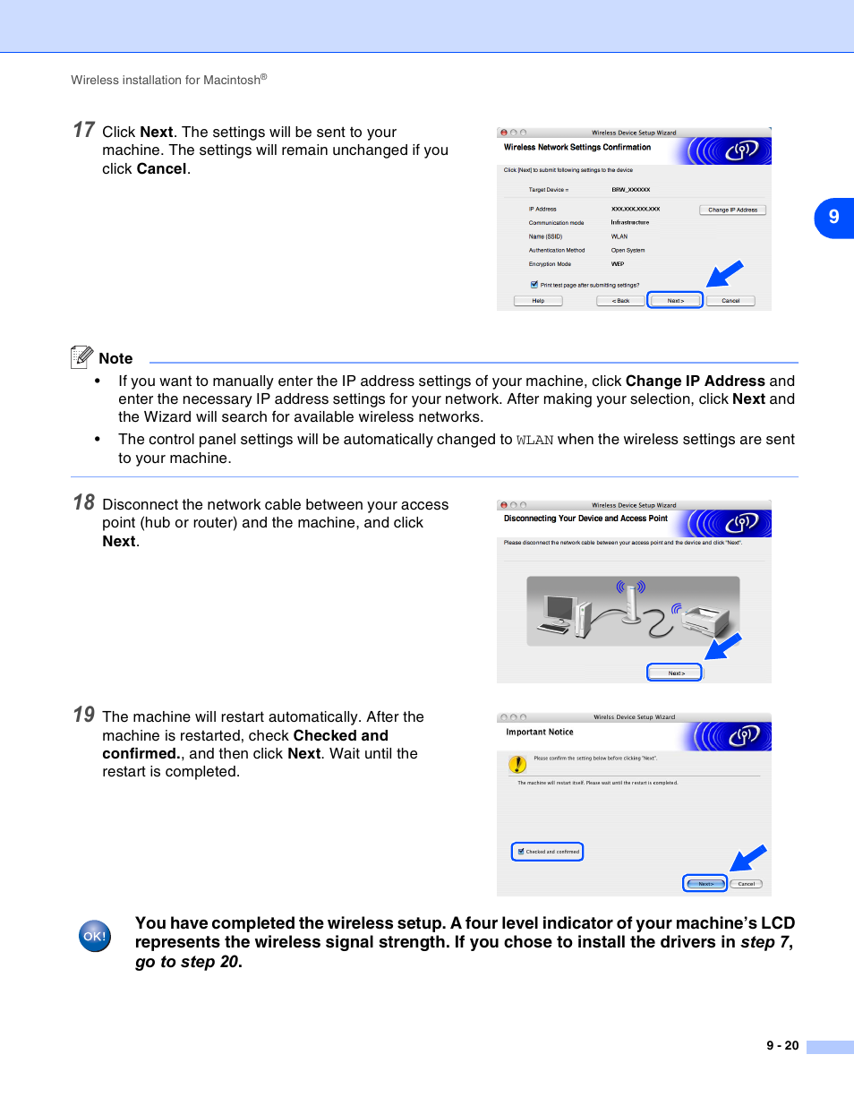 Brother MFC-820CW User Manual | Page 130 / 164