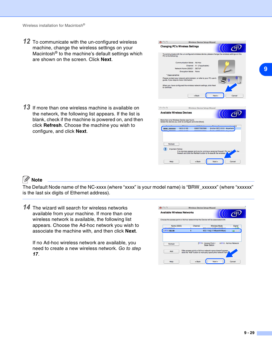 Brother MFC-820CW User Manual | Page 139 / 164