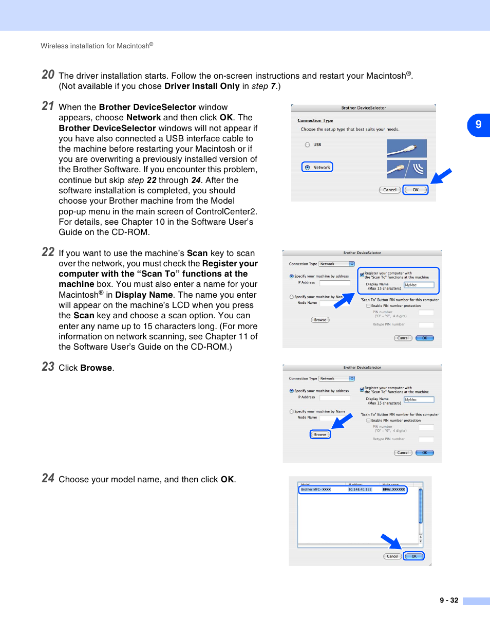 Step 20 | Brother MFC-820CW User Manual | Page 142 / 164