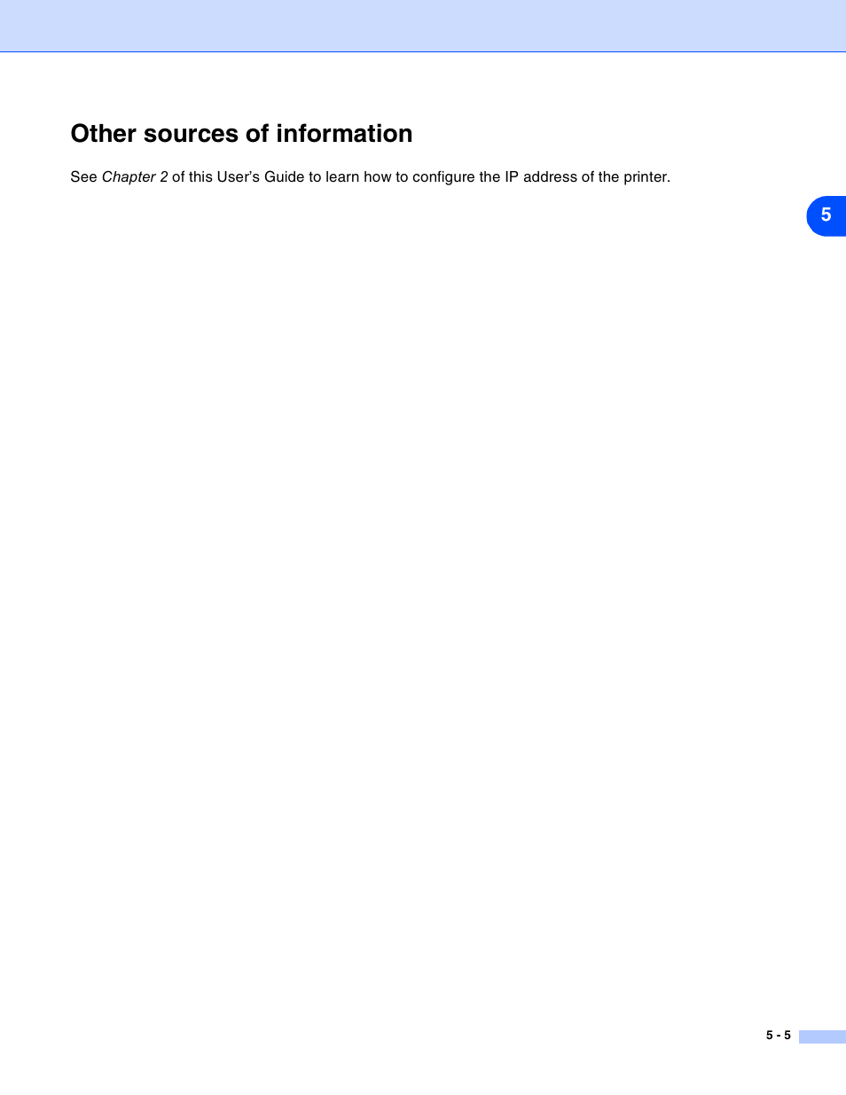 Other sources of information, Other sources of information -5 | Brother MFC-820CW User Manual | Page 59 / 164