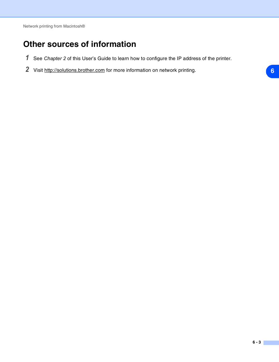 Other sources of information, Other sources of information -3 | Brother MFC-820CW User Manual | Page 62 / 164