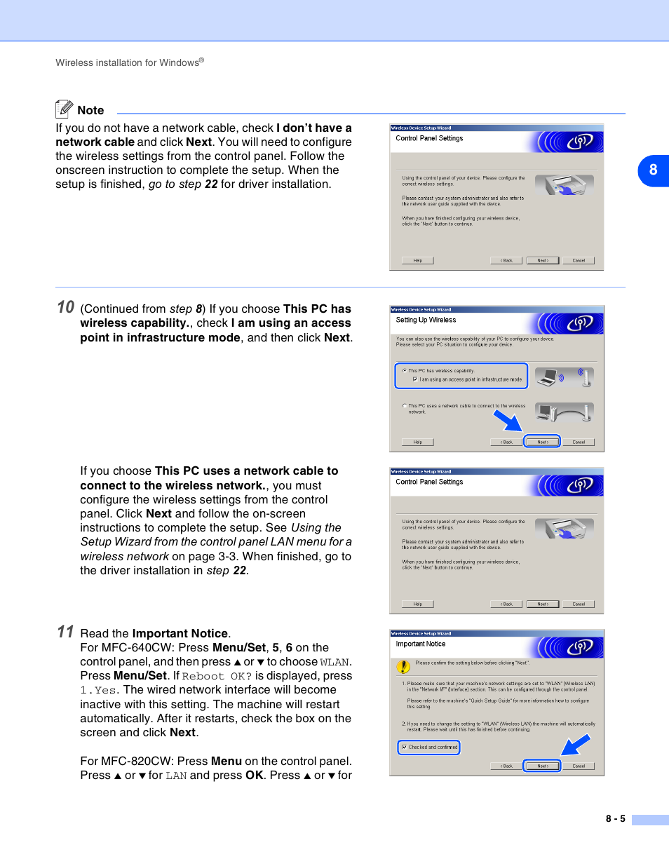 Brother MFC-820CW User Manual | Page 76 / 164