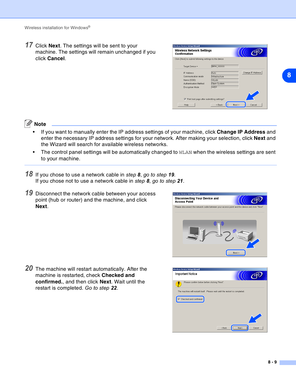 Brother MFC-820CW User Manual | Page 80 / 164