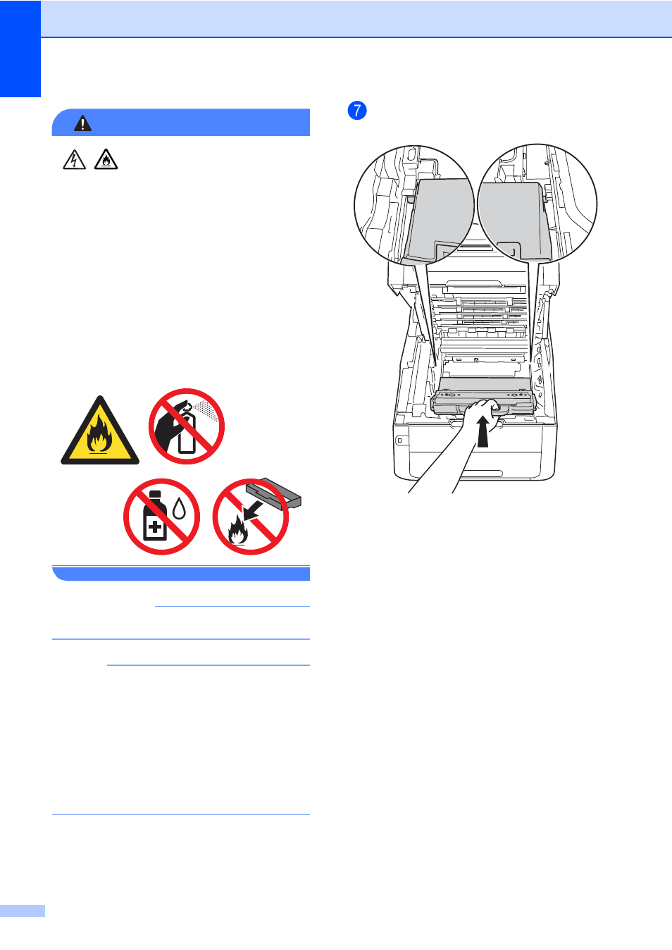 Warning, Important | Brother MFC-9330CDW User Manual | Page 112 / 226