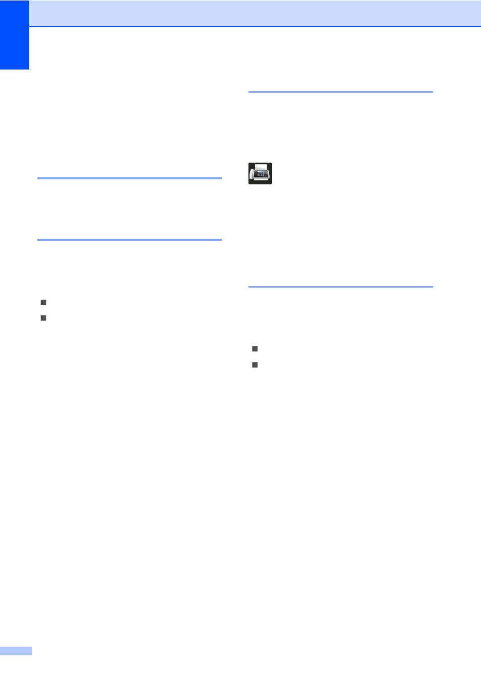 Using receive modes, Fax only, Fax/tel | Manual, External tad, Fax only fax/tel manual external tad | Brother MFC-9330CDW User Manual | Page 54 / 226