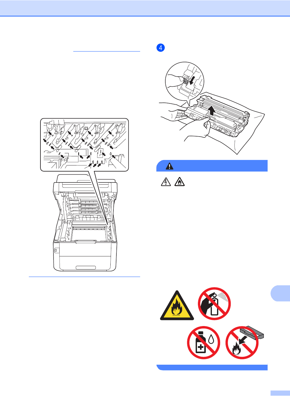 Warning, Important | Brother MFC-9330CDW User Manual | Page 91 / 226