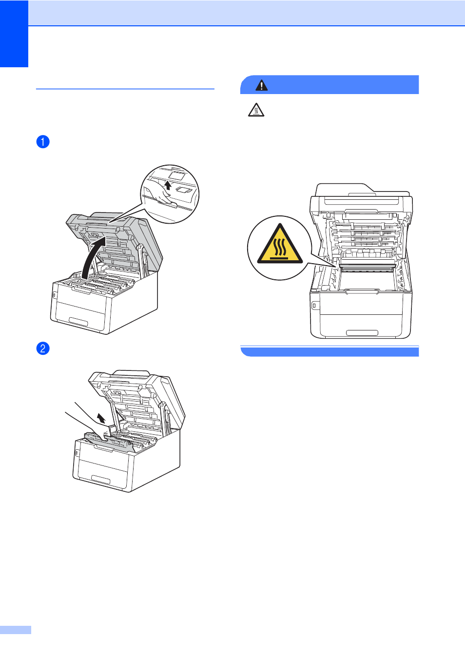 Cleaning the corona wires, Warning | Brother MFC-9330CDW User Manual | Page 96 / 226