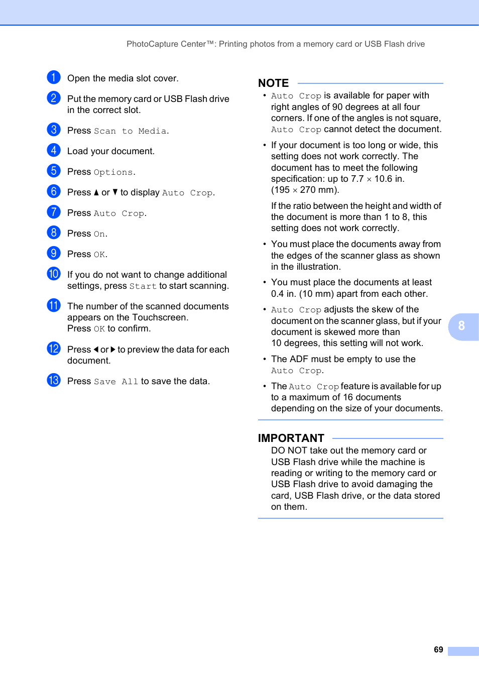 Brother MFC-J870DW User Manual | Page 75 / 97