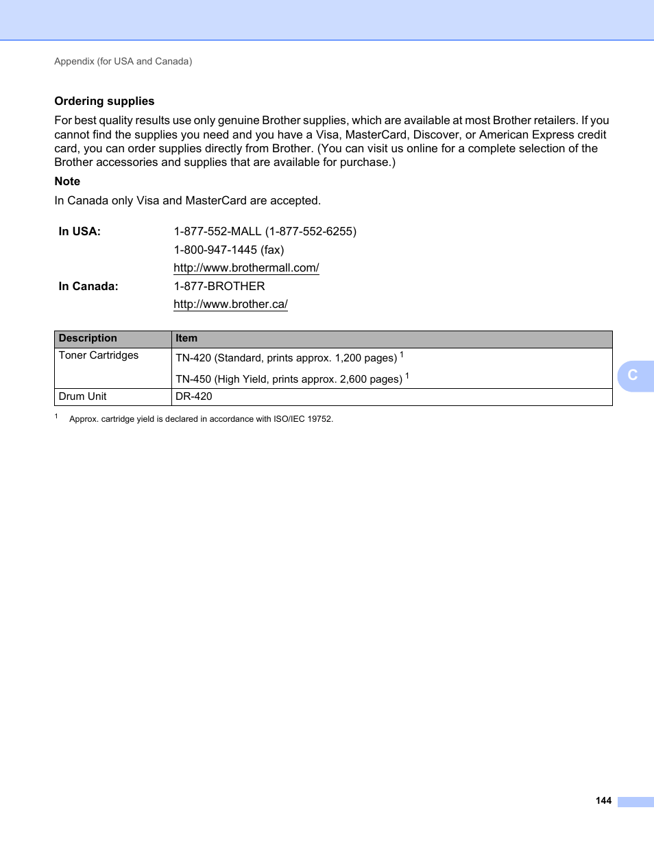 Brother HL 2270DW User Manual | Page 148 / 150