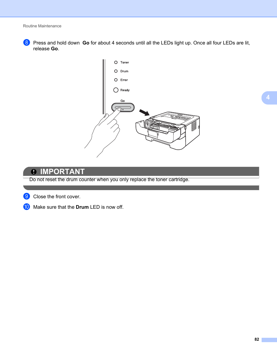 Important | Brother HL 2270DW User Manual | Page 86 / 150