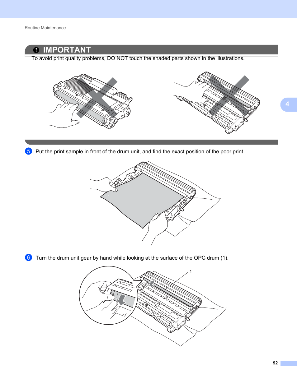 Important | Brother HL 2270DW User Manual | Page 96 / 150