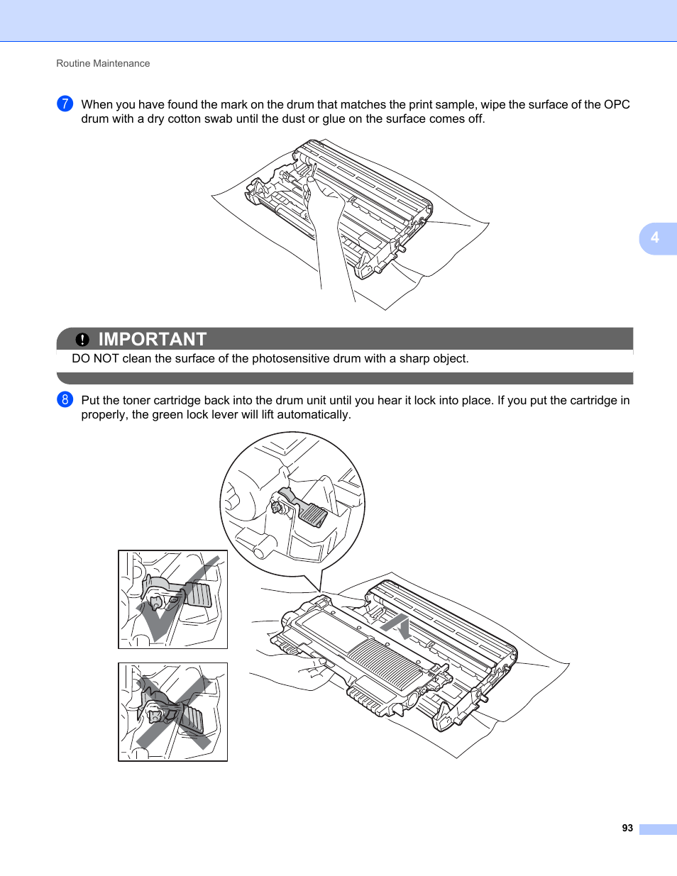 Important | Brother HL 2270DW User Manual | Page 97 / 150