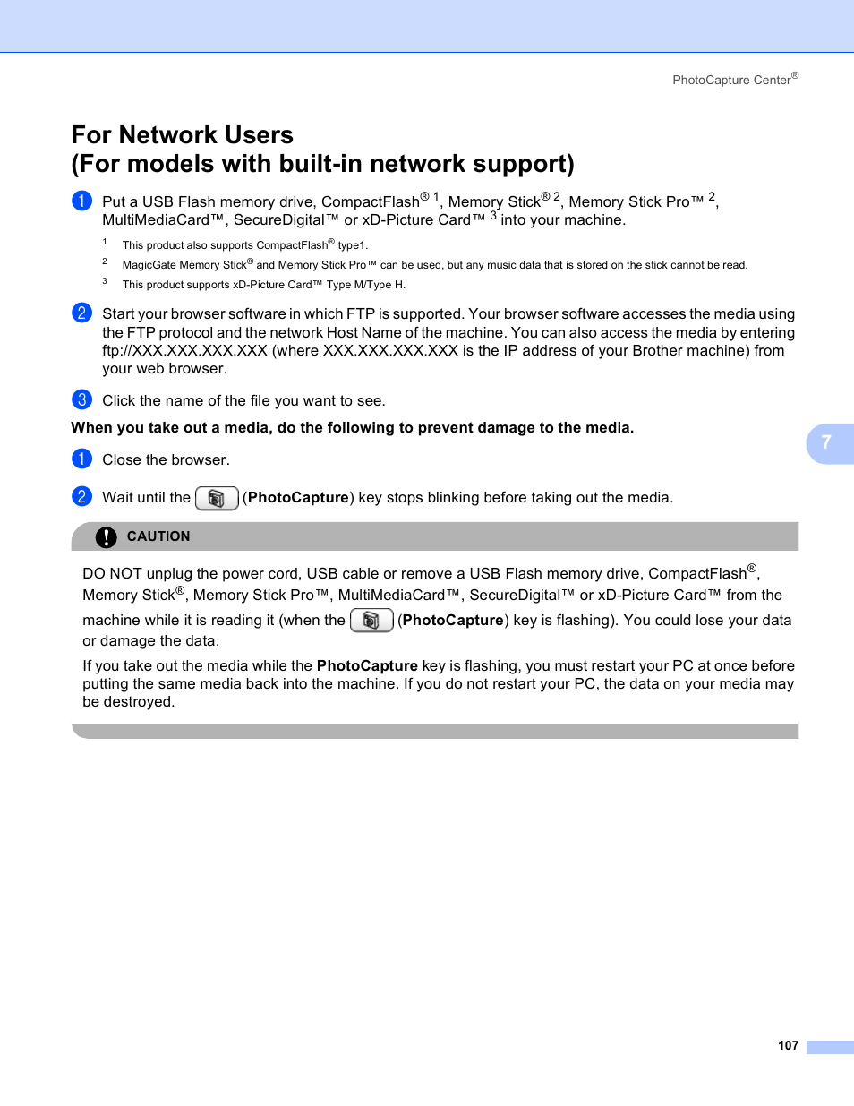 Brother MFC-230C User Manual | Page 113 / 168